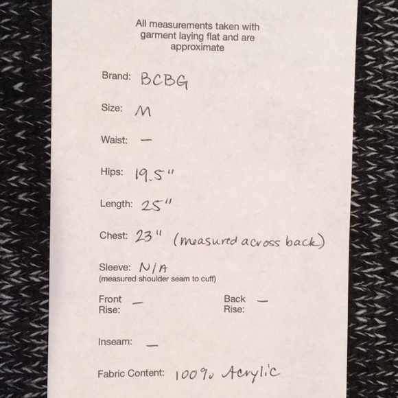 ❤️3/$25❤️ BCBG | EUC Shawl Collar Cardigan M - Picture 8 of 8